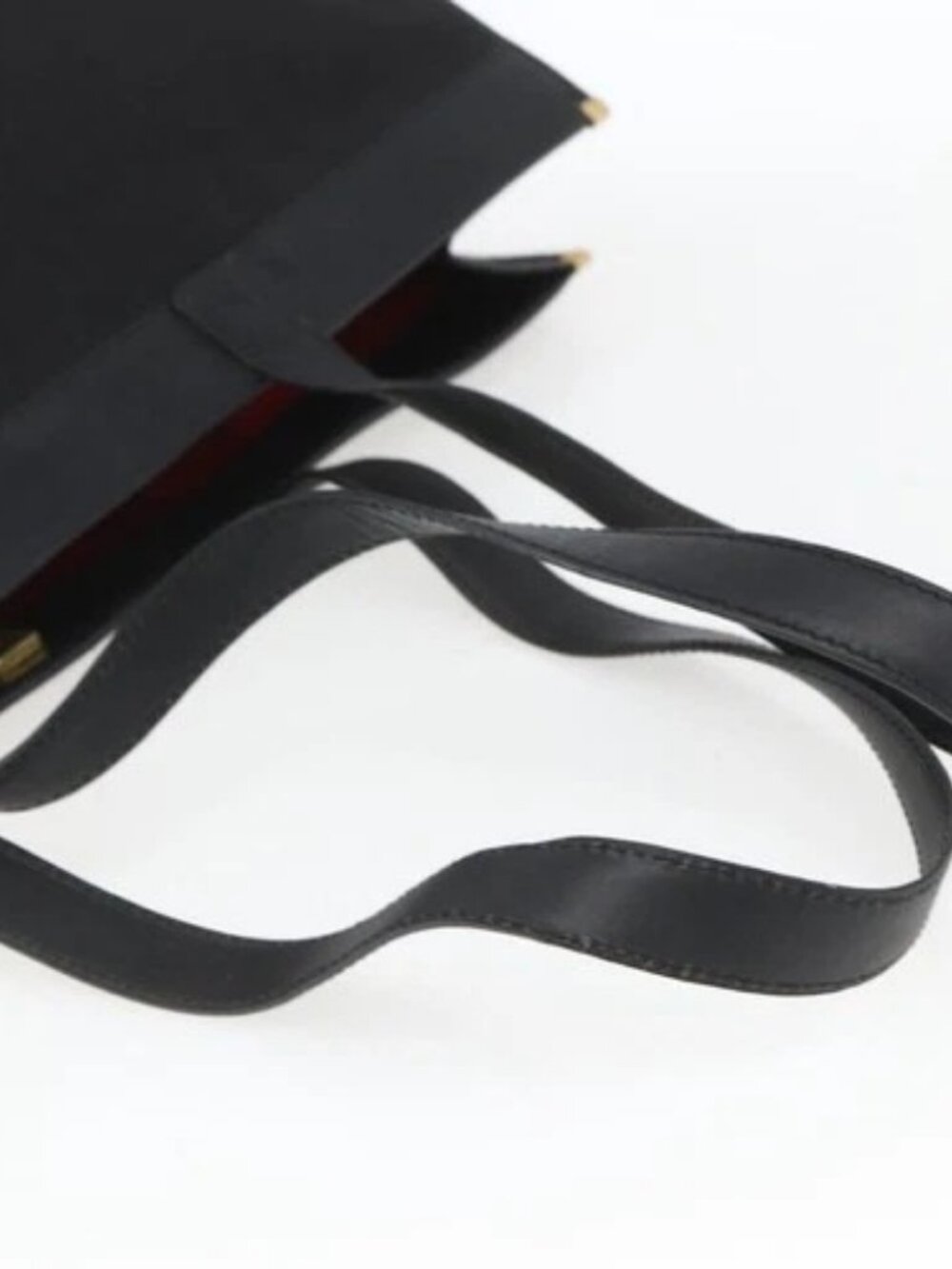 FENDI Tote Bag Canvas Black Gold Auth 169428 - Picture 7 of 15